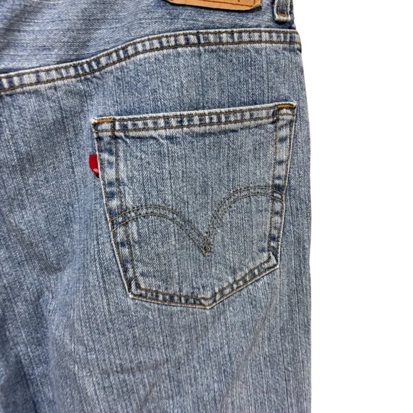 Levi's 550 Men's Classic Blue Denim Shorts - Picture 6 of 9